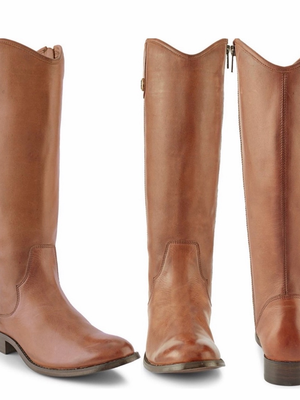 Frye Tall Tan Leather Riding Boots - Women New/in box
